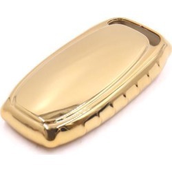 Gold Tone Remote Key Case Holder Shell Cover Fit For Audi A4L A6L A7 A8 S5