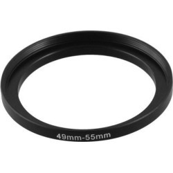 Unique Bargains Camera Lens 49mm to 55mm Step Up Filter Adapter Ring