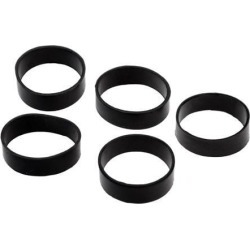 5Pcs Rubber Webbing Fixed Rings for Scuba Diving Weight Belt Backplate Strap
