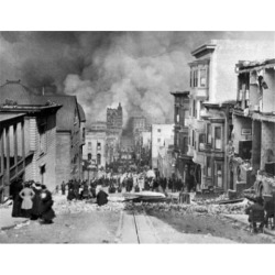 Posterazzi SAL255492 Earthquake Aftermath San Francisco California USA Poster Print - 18 x 24 in.