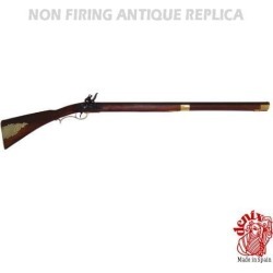 Replica kentucky rifle, usa 19th century