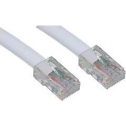 Cable Wholesale Cat 6 Ethernet Patch Cable, Bootless, 3 Foot - White