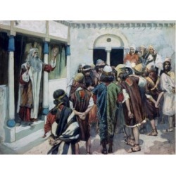 Posterazzi SAL99989 Moses Speaks to the People James Tissot 1836-1902 French Jewish Museum New York USA Poster Print - 18 x 24 in.