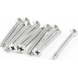 Unique Bargains Industry 35mm x 4mm Threaded Self Tapping Screws Drilling Bolts 10 Pcs