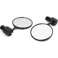 2Pcs Black Mountain Bike Bicycle Cycling Reflective Rear View Mirrors
