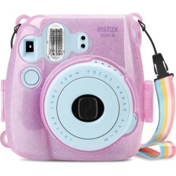 For Fujifilm Instax Mini 8 Mini 8+ Mini 9 Camera Case Crystal Hard PVC Cover