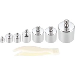 Gram Calibration Weight Set 10g 20g 50g 100g 200g M2 Precision Chrome Plated Steel for Digital Balance Scales