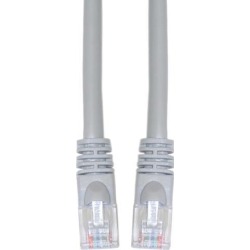 Cable Wholesale Cat 5E Gray Ethernet Crossover Cable, Snagless / Molded Boot, 7 Foot