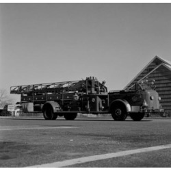 Posterazzi SAL255422017 Hook & Ladder Truck Poster Print - 18 x 24 in.