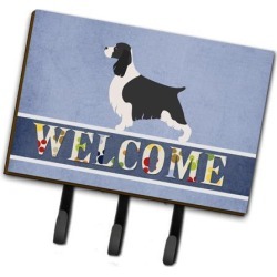 English Springer Spaniel Welcome Leash or Key Holder BB8273TH68
