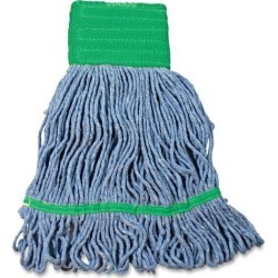 Impact Products Cotton/Synthetic Blend Saddle-Type Looped-End Wet Mop with Tailband