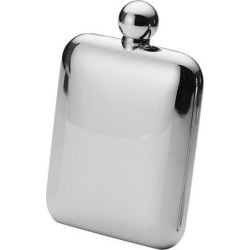 British Style 6 oz Portable Stainless Hip Flask Alcohol Flagon With Funnel