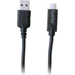 IWERKZ 44557 USB-C(TM) Male to USB-C(TM) Male Cable, 1m