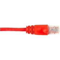 Black Box CAT6 Value Line Patch Cable, Stranded, Red, 7-ft. (2.1-m)