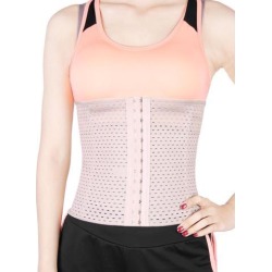Skin Color Size XXL Adjustable 3 Hook Belly Waist Trainer Girdle Underbust Shapewear for Ladies