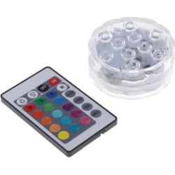 Remote Control Pool LED Lights Fish Tank Electronic Candle Color Changing