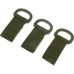 Tactical Nylon Molle Webbing Belt Buckle Adapter Hanging for Backpack Green