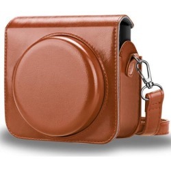 For Fujifilm Instax Square SQ6 Instant Film Camera Case Bag Cover - Brown
