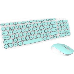 DOBACNER C180 Wireless 2.4G Mute Keyboard and Mouse Set Ultra-thin Waterproof Gaming Keyboard