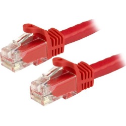 StarTech N6PATCH9RD StarTech.com Cat6 Patch Cable - 9 ft - Red Ethernet Cable - Snagless RJ45 Cable - Ethernet Cord - Cat 6 Cable - 9ft
