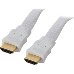 BYTECC HM-F3MW 10 ft. HDMI High Speed Male to Male White Cable - Retail pack