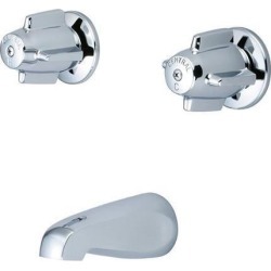 Central Brass Two Handle Tub Set