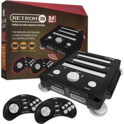 Hyperkin RetroN 3 Gaming Console 2.4 GHz Edition - NES / SNES / Gnensis - (Onxy Black)