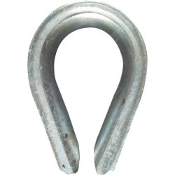 National, N176-859, 5/8', Zinc Rope Thimble