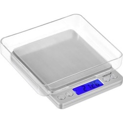 Proster Digital Food Scale 500g/0.01g Portable Kitchen Scale Pocket Stainless Steel Precision Scale for Cooking Jewelry Weighing Durable Scale 2.