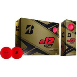 Bridgestone Golf Co. E12 Soft (MATTE RED) Golf Balls