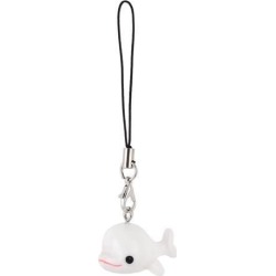 White Small Fish Pendants Cell Phone Strap String