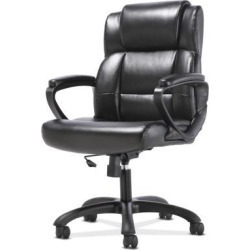 The Sadie HVST305 office chair features luxurious SofThread leather for an upscale look and feel, making it a smart and