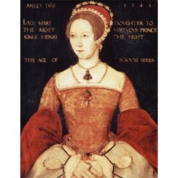 Posterazzi SAL900101062 Queen Mary I 1544 Master John 16th C British Oil on Wood Panel National Portrait Gallery London England Poster Print - 18 x.