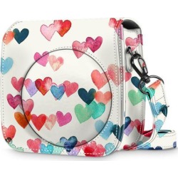 For Fujifilm Instax Mini 8 Mini 8+ Mini 9 Camera Case Bag Cover - Raining Hearts