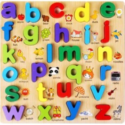 Baby Kids Wooden Puzzles Toys Educational Jigsaw Board Puzzle Toys Cognitive Plate