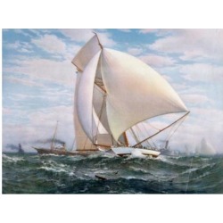 Posterazzi SAL900141482 Flying Defender 1895 Artist Unknown Poster Print - 18 x 24 in.