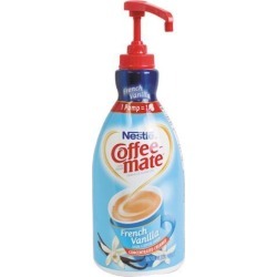 Coffee-mate 31803 Liquid Coffee Creamer, Pump Dispenser, French Vanilla 1.5 Liter