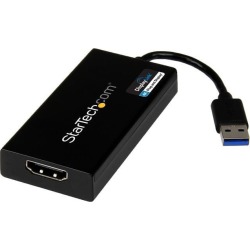 StarTech.com USB32HD4K USB 3.0 to HDMI Display Adapter 4K Ultra HD, DisplayLink Certified, Video Converter w/ External Graphics Card - Mac & Windows