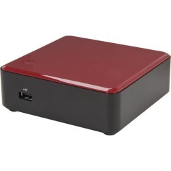 Intel NUC Kit DC3217BY Black Body and Dark Red Top Next Unit of Computing Kit