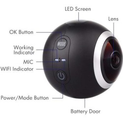SJ360 Panorama High-Resolution Video Action Camera