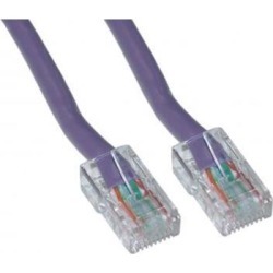 Offex Cat5e Ethernet Patch Cable, Bootless, 5 foot - Purple