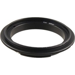 Unique Bargains Unique Bargains 49mm Black Metal Macro Reverse Adapter Ring for Nikon
