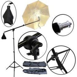 NEW Premium Boom Set Studio Photography with Light Stand Carrying Bag US SELLER
