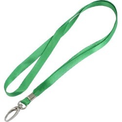 Unique Bargains Unique Bargains 2 Pcs Green Nylon String Cord Keys Holding Lanyard 16.5'