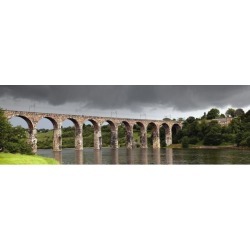 Posterazzi DPI1863193 Bridge Berwick - Berwick Northumberland England Poster Print, 38 x 12