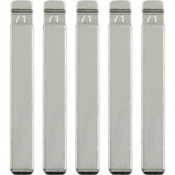 5pcs Uncut Metal Flip Remote Key Blank Blade Replacement for Buick New Regal