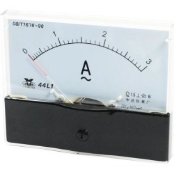 Analog Panel Ammeter AC 0 - 3A Measuring Range 1.5 Accuracy 44L1