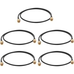 5pcs RG174 Antenna WiFi Pigtail Cable SMA Male to Male Connector 50cm Long