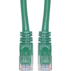 Offex Cat5e Ethernet Patch Cable, Snagless/Molded Boot, 35 foot - Green