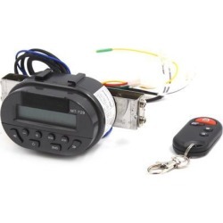 MT729 Motorcycle Handlebar Mount Audio Radio System MP3 Player Remote Control